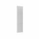 White / Double / 1500 x 354 mm Reina Designer Neva Vertical Steel Radiator