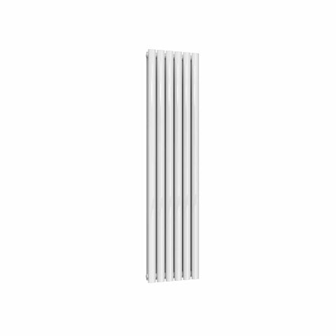 White / Double / 1500 x 354 mm Reina Designer Neva Vertical Steel Radiator