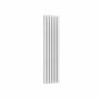 White / Double / 1500 x 354 mm Reina Designer Neva Vertical Steel Radiator