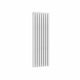 White / Double / 1500 x 472 mm Reina Designer Neva Vertical Steel Radiator