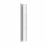 White / Double / 1800 x 354 mm Reina Designer Neva Vertical Steel Radiator