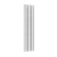 White / Double / 1800 x 413 mm Reina Designer Neva Vertical Steel Radiator