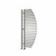 Reina Designer Nola Vertical Chrome Towel Rail Steel Radiator