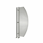Reina Designer Nola Vertical Chrome Towel Rail Steel Radiator