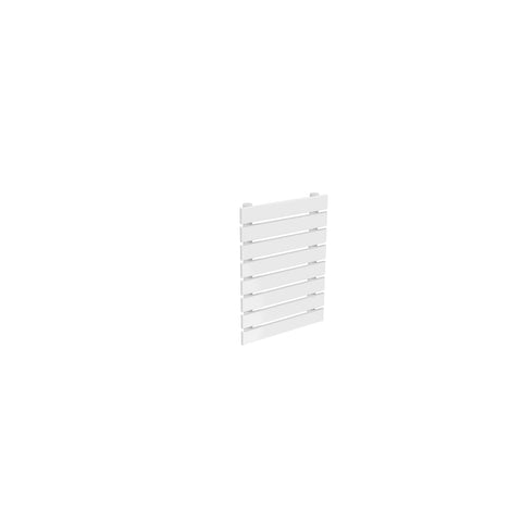 Single / 550 x 400 mm Reina Designer Rione Horizontal Steel Radiator White