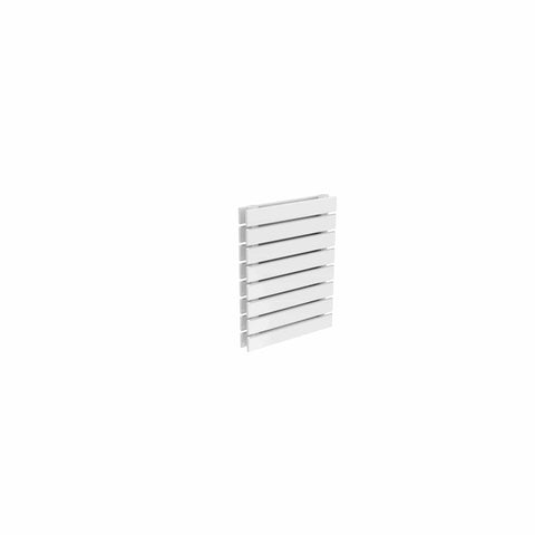 Double / 550 x 400 mm Reina Designer Rione Horizontal Steel Radiator White