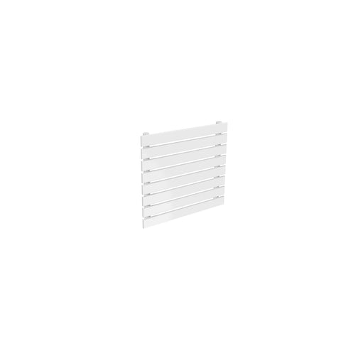 Single / 550 x 600 mm Reina Designer Rione Horizontal Steel Radiator White