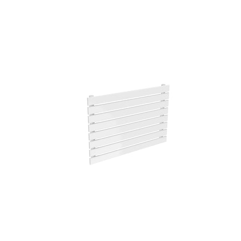 Single / 550 x 800 mm Reina Designer Rione Horizontal Steel Radiator White