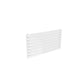 Single / 550 x 1000 mm Reina Designer Rione Horizontal Steel Radiator White