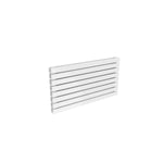 Double / 550 x 1000 mm Reina Designer Rione Horizontal Steel Radiator White