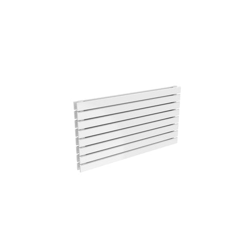 Double / 550 x 1000 mm Reina Designer Rione Horizontal Steel Radiator White