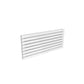 Double / 550 x 1200 mm Reina Designer Rione Horizontal Steel Radiator White