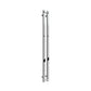Chrome / 1200 x 108mm Reina Designer Todi Vertical Towel Rail Mild Steel Radiator