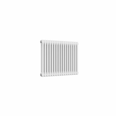 2 Column / 600 x 785 mm Reina Designer White Colona Traditional Column Horizontal Radiator