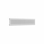 3 Column / 300 x 1370 mm Reina Designer White Colona Traditional Column Horizontal Radiator