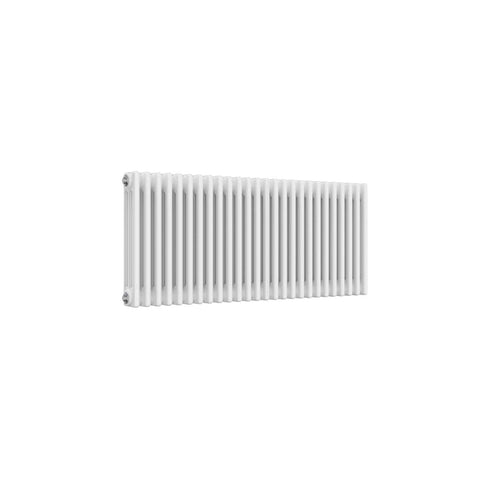 3 Column / 500 x 1190 mm Reina Designer White Colona Traditional Column Horizontal Radiator