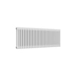 3 Column / 500 x 1370 mm Reina Designer White Colona Traditional Column Horizontal Radiator