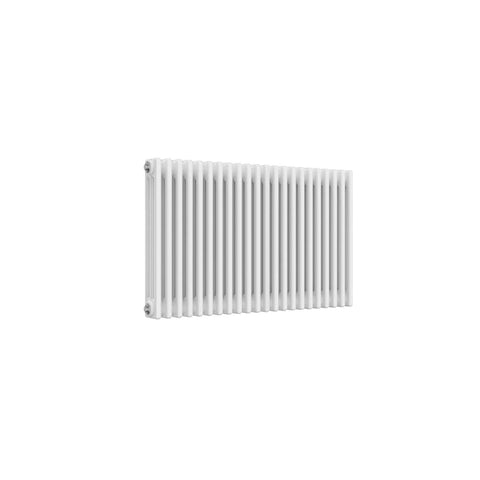 3 Column / 600 x 1010 mm Reina Designer White Colona Traditional Column Horizontal Radiator