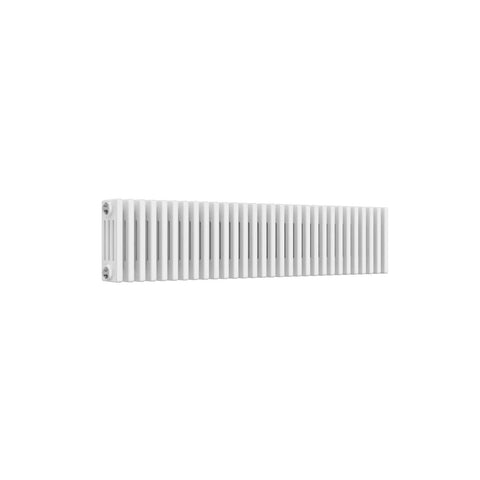 4 Column / 300 x 1010 mm Reina Designer White Colona Traditional Column Horizontal Radiator