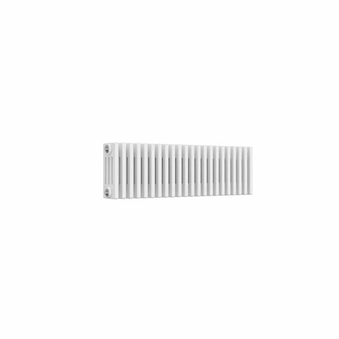 4 Column / 300 x 1370 mm Reina Designer White Colona Traditional Column Horizontal Radiator