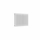 4 Column / 600 x 785 mm Reina Designer White Colona Traditional Column Horizontal Radiator