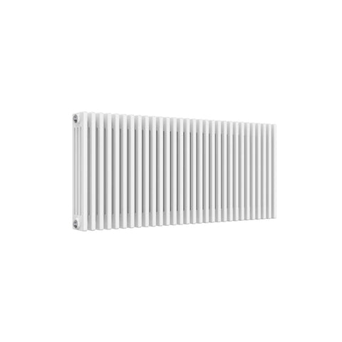 4 Column / 600 x 1370 mm Reina Designer White Colona Traditional Column Horizontal Radiator