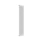 1500 x 290 mm / 2 Column Reina Designer White Colona Traditional Column Vertical Radiator
