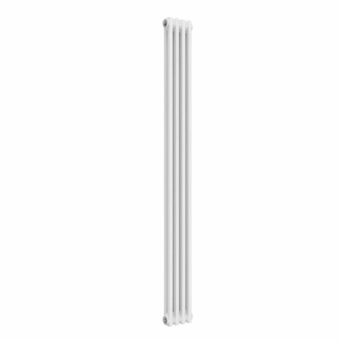 1800 x 200 mm / 2 Column Reina Designer White Colona Traditional Column Vertical Radiator