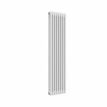 1500 x 380 mm / 3 Column Reina Designer White Colona Traditional Column Vertical Radiator