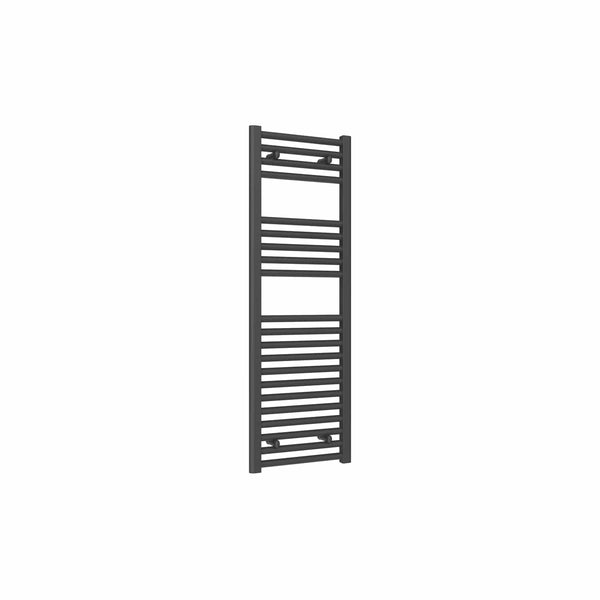 1200 x 400 mm Reina Diva Anthracite Flat Designer Heated Towel Rail