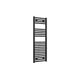 1800 x 400 mm Reina Diva Black Flat Designer Heated Towel Radiator