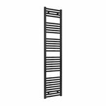 Reina Diva Black Flat Designer Heated Towel Radiator