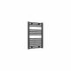 800 x 500 mm Reina Diva Black Flat Designer Heated Towel Radiator