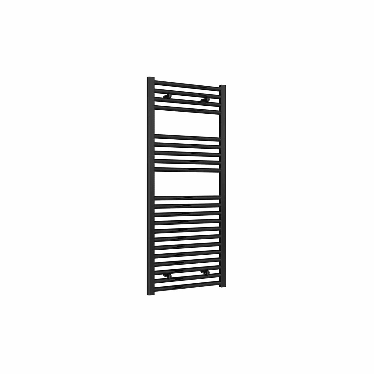 1200 x 500 mm Reina Diva Black Flat Designer Heated Towel Radiator