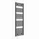 800 x 600 mm Reina Diva Black Flat Designer Heated Towel Radiator