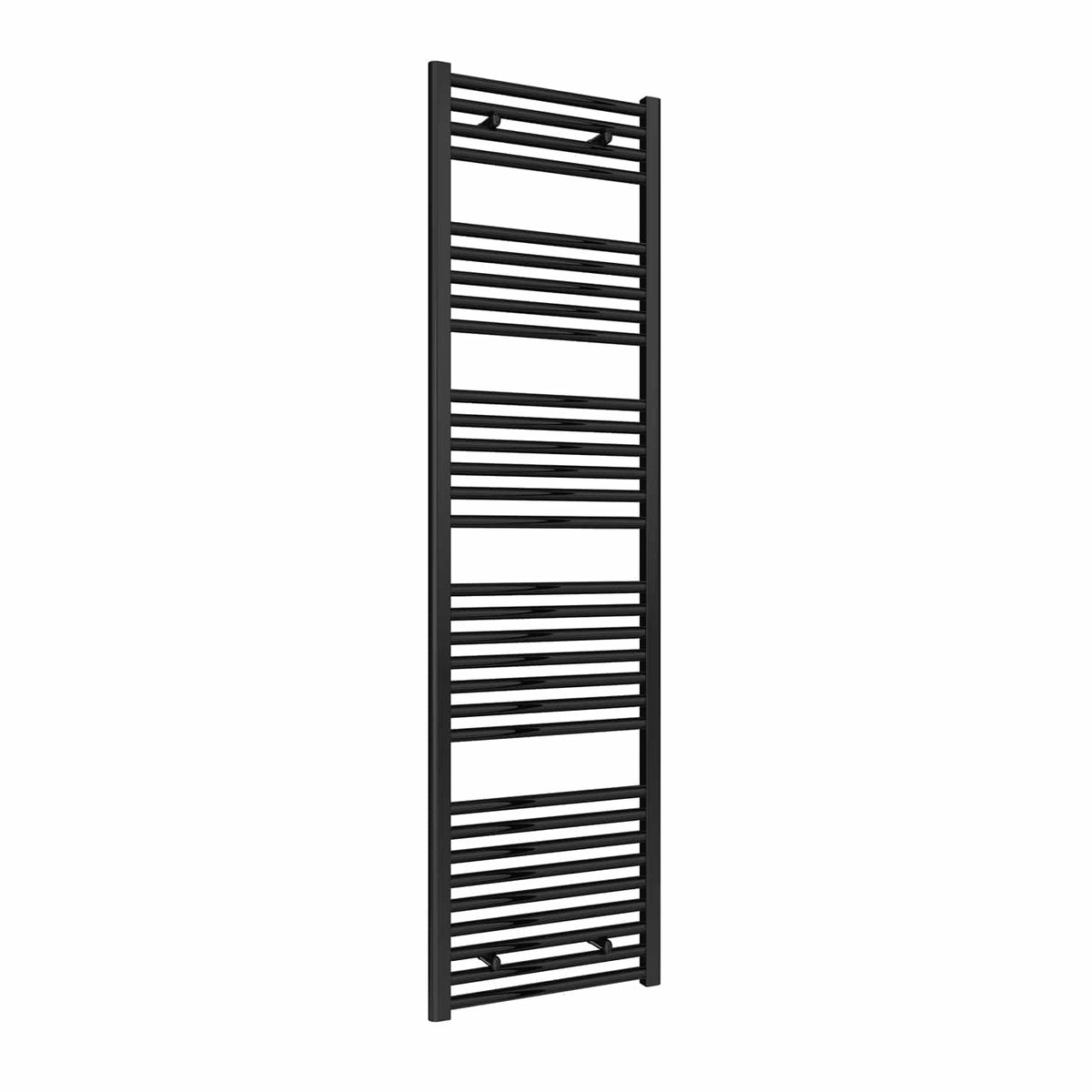 800 x 600 mm Reina Diva Black Flat Designer Heated Towel Radiator