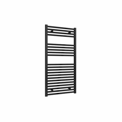 Reina Diva Black Flat Designer Heated Towel Radiator