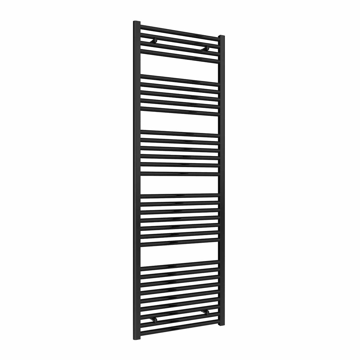 1800 x 600 mm Reina Diva Black Flat Designer Heated Towel Radiator