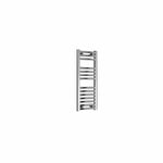 Flat / Straight / 800 x 300 mm Reina Diva Designer Chrome Heated Towel Radiator 25mm Tubes