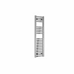 Flat / Straight / 1200 x 300 mm Reina Diva Designer Chrome Heated Towel Radiator 25mm Tubes