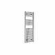 Flat / Straight / 1200 x 400 mm Reina Diva Designer Chrome Heated Towel Radiator 25mm Tubes
