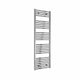 Flat / Straight / 1600 x 500 mm Reina Diva Designer Chrome Heated Towel Radiator 25mm Tubes