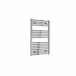 Flat / Straight / 1000 x 600 mm Reina Diva Designer Chrome Heated Towel Radiator 25mm Tubes