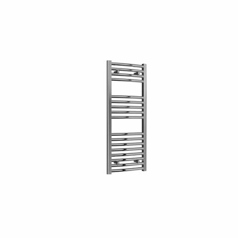 Curved / 1000 x 400 mm Reina Diva Designer Chrome Heated Towel Radiator 25mm Tubes