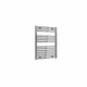 Curved / 800 x 600 mm Reina Diva Designer Chrome Heated Towel Radiator 25mm Tubes