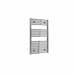 Curved / 1000 x 600 mm Reina Diva Designer Chrome Heated Towel Radiator 25mm Tubes