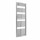 Curved / 1800 x 600 mm Reina Diva Designer Chrome Heated Towel Radiator 25mm Tubes