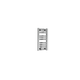 Flat / Straight / 600 x 300 mm Reina Diva Designer Chrome Heated Towel Radiator 25mm Tubes
