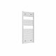 1200 x 500 mm Reina Diva Designer Flat White Heated Towel Rail Radiator