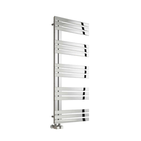 Reina Lovere Vertical Polished Heated Stainless Steel Radiator